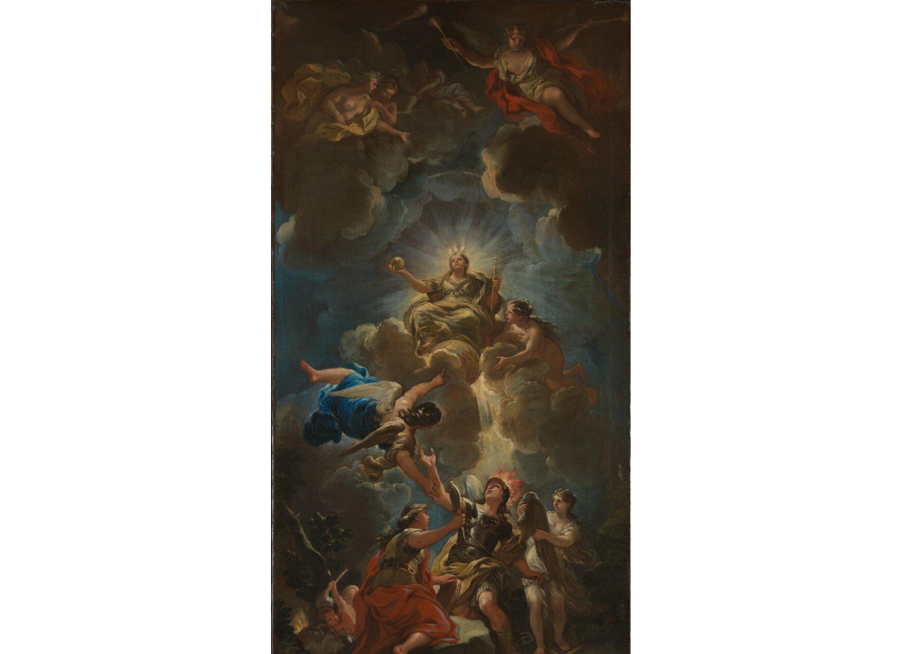 La divina sapienza Luca Giordano NG London